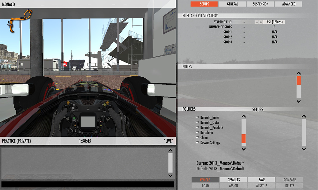 rFactor2 juego juegos simuladores simulador volantes logitech F1 Formula1